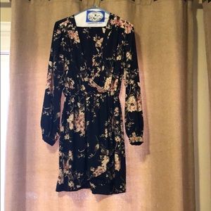 Honey Bella Floral Faux Wrap Dress